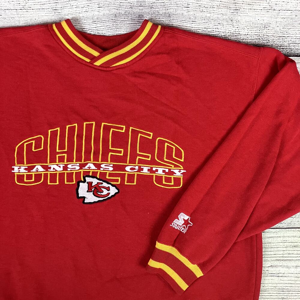 Vintage 1990s Kansas City Chiefs NFL Starter Football Crewneck